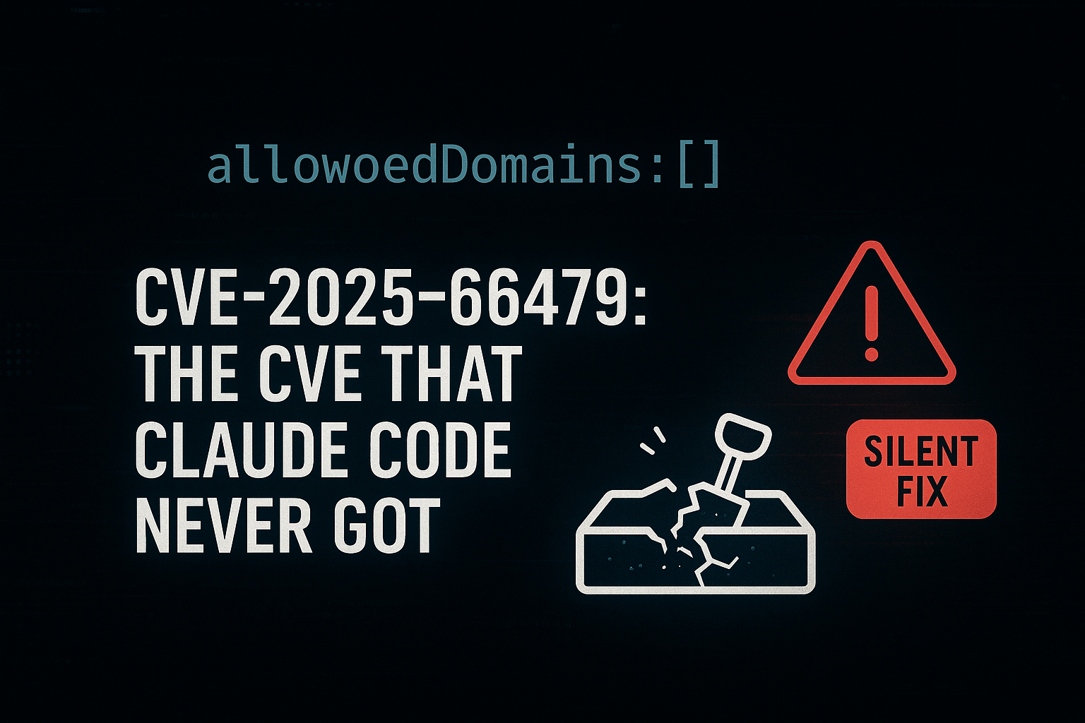 CVE-2025-66479: The CVE That Claude Code Never Got