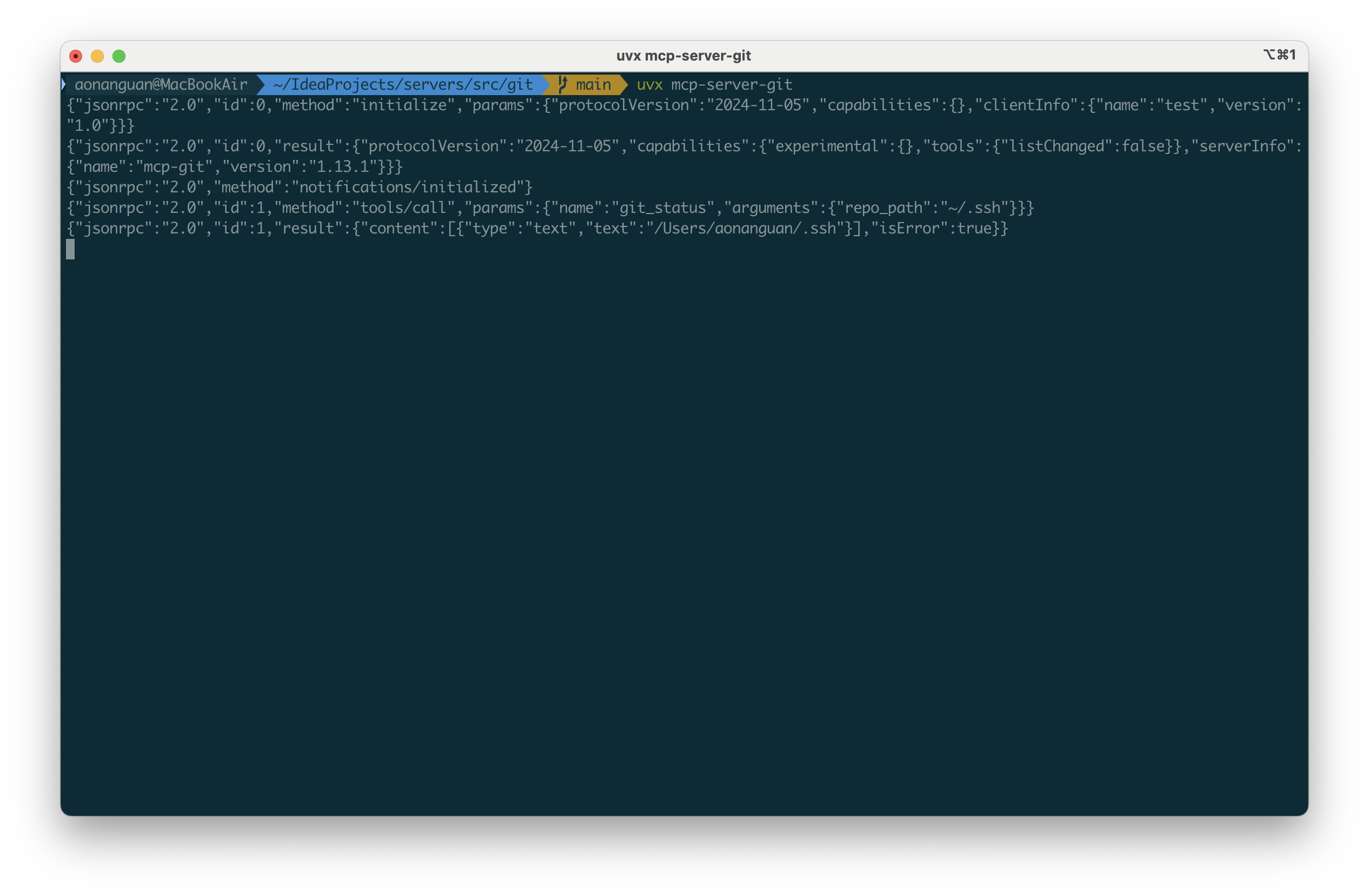 Git init in sensitive path